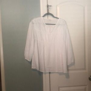 White linen shirt XS